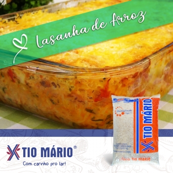 Receita de Lasanha de Arroz
